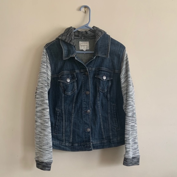 Denim French Terry Jacket - Picture 3 of 16